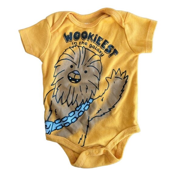 Star Wars Wookieest In The Galaxy One-Piece 3-6m - Picture 1 of 2